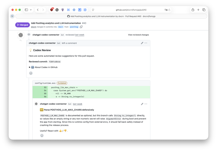 Codex Code Review