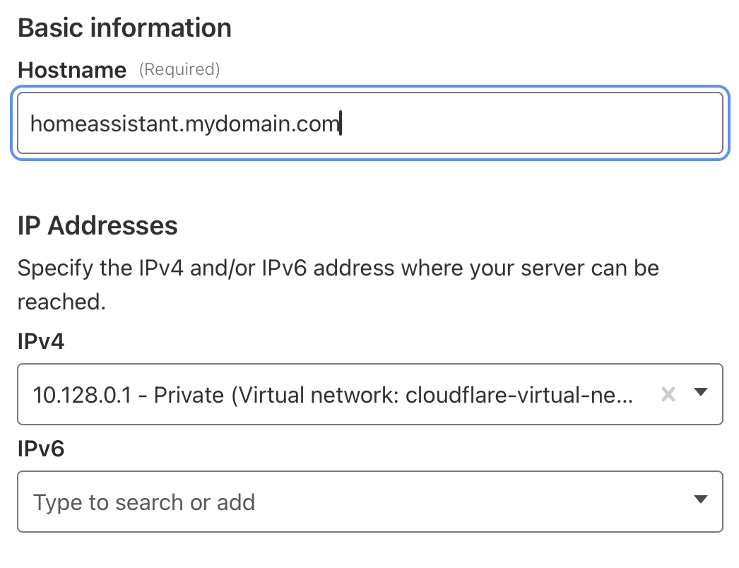Configuring a target in Zero Trust