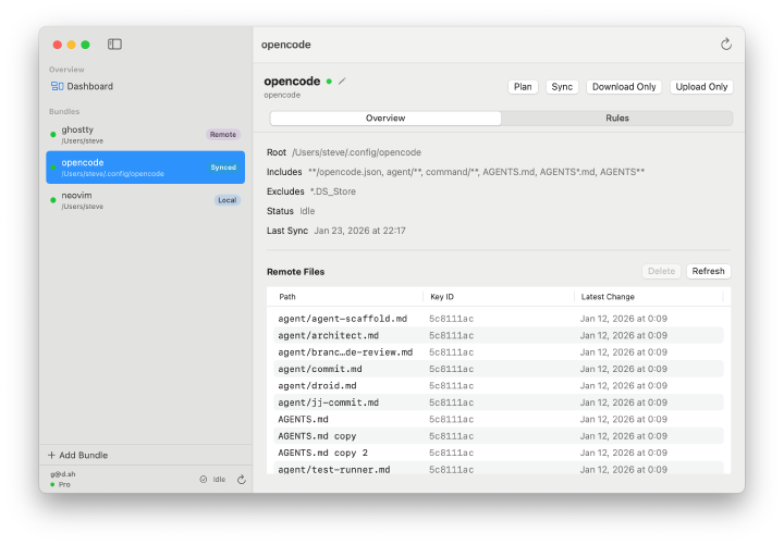 ConfigMesh Screenshot