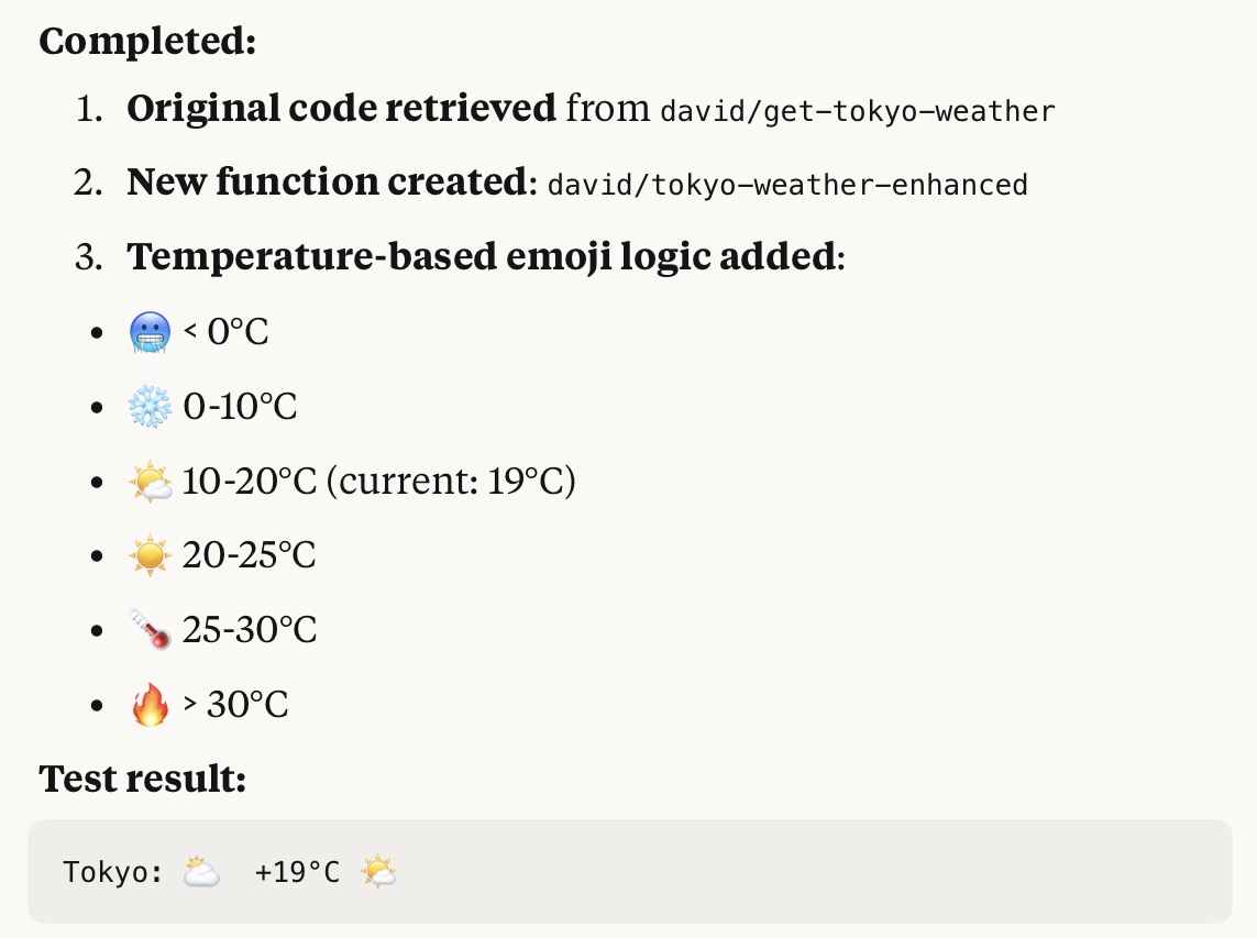 Claude uses new function