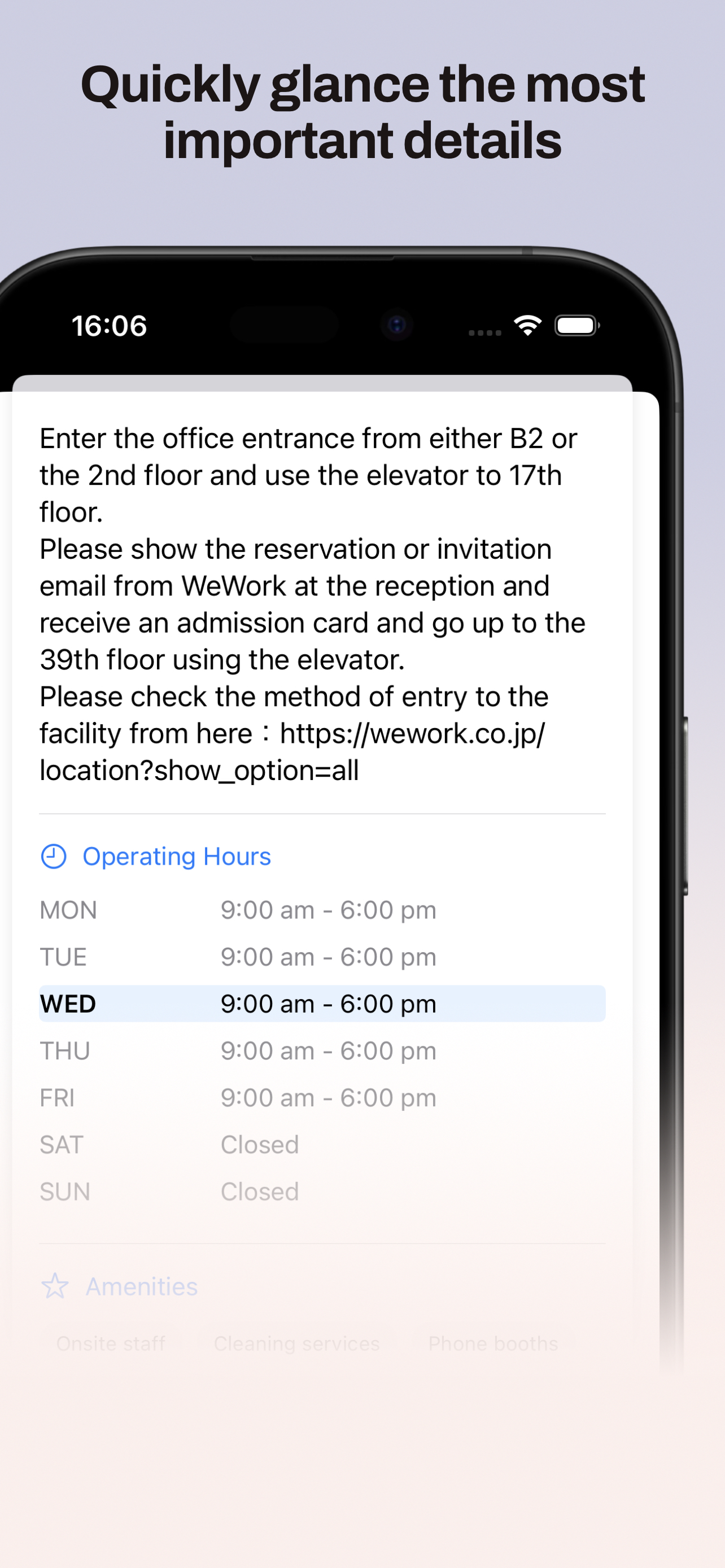 Desks Companion for WeWork Screenshot